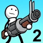 Взломанный One Gun 2: Stickman Мод (Много денег) на Андроид