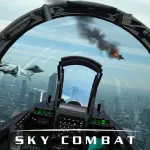 Скачать взлом Sky Combat: онлайн ПВП бои на самолётах 5х5 [мод: бесконечные ракеты] на Андроид