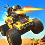 Скачать взлом Battle Cars: Monster Hunter [мод: много денег] на Андроид