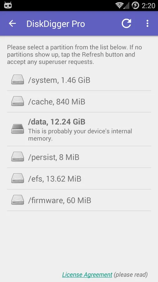 DiskDigger photo recovery Screenshot 5