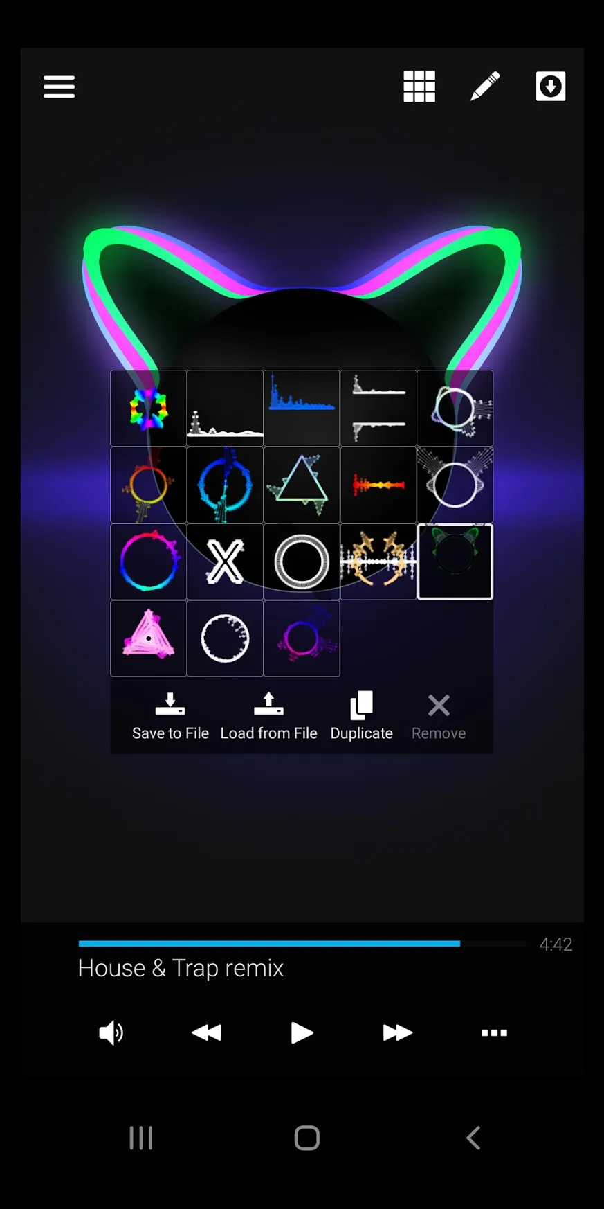 Avee Music Player (Pro) Premium [мод: всё открыто] Screenshot 1