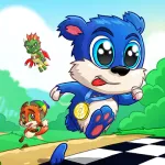 Скачать взлом Fun Run 3 - гонки мультиплеер [мод: меню] на Андроид