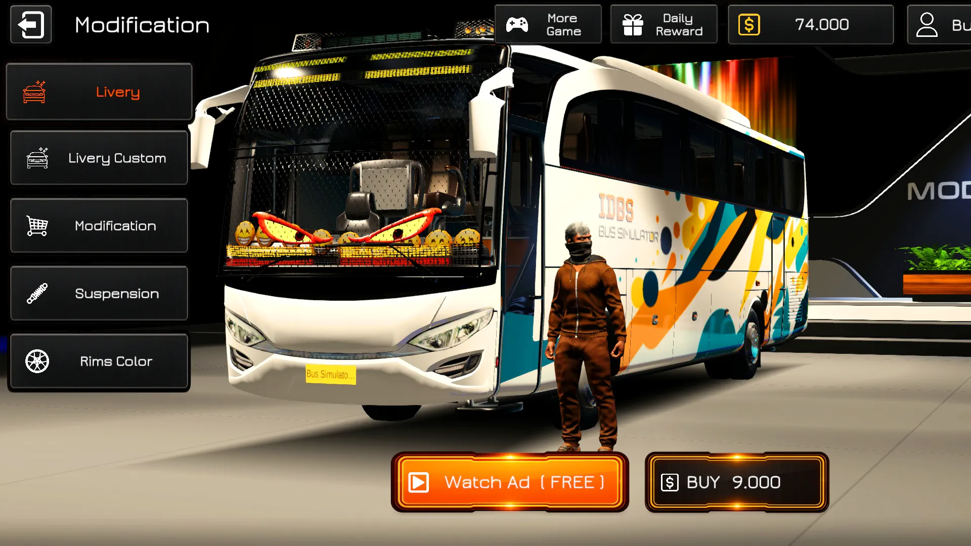 IDBS Bus Simulator v10.2 APK Мод (Много денег) Screenshot 2 IDBS Bus Simulator v10.2 APK Мод (Много денег) Screenshot 2