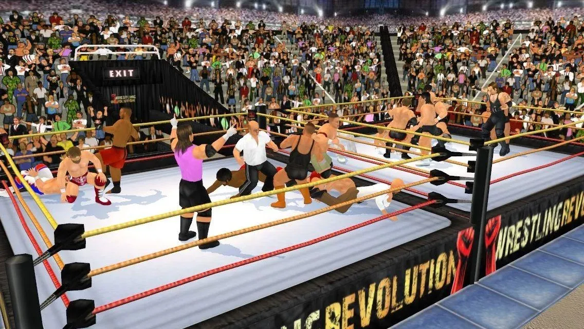 Wrestling Revolution 3D v1.750.64 APK Мод (Всё открыто, Pro) Screenshot 3 Wrestling Revolution 3D v1.750.64 APK Мод (Всё открыто, Pro) Screenshot 3