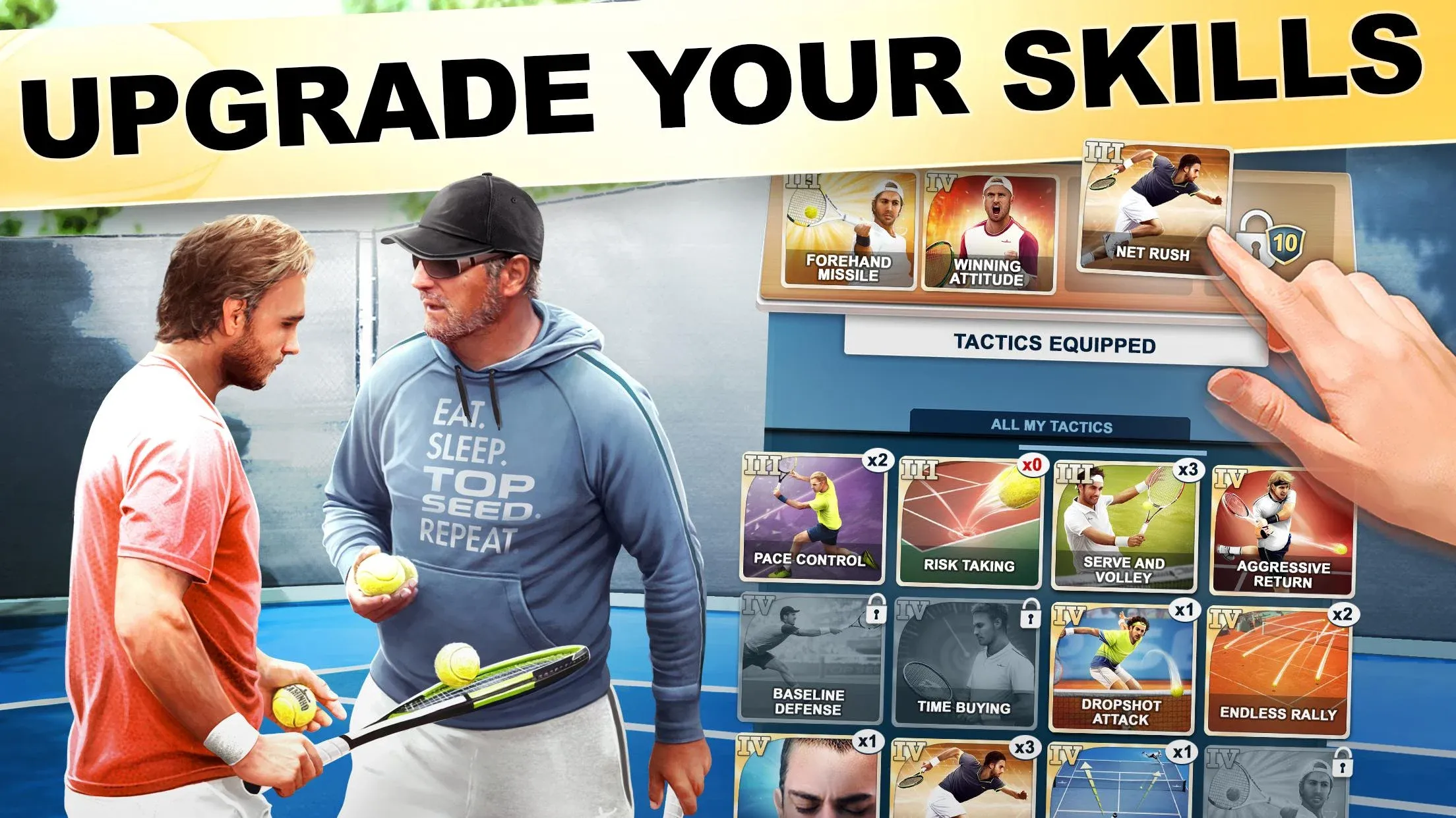 TOP SEED Tennis Manager 2026 v2.74.1 APK Мод (Много денег) Screenshot 2