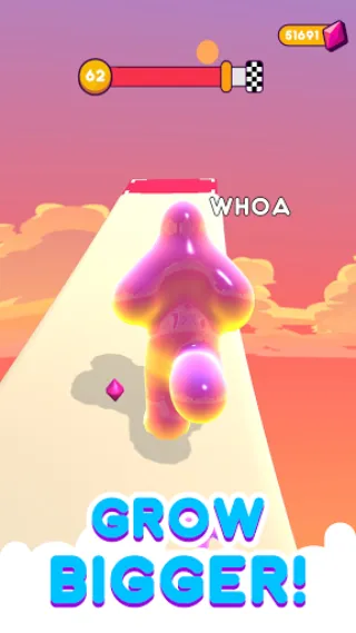 Blob Runner 3D v8.2.10 APK Мод (Много бриллиантов) Screenshot 2 Blob Runner 3D v8.2.10 APK Мод (Много бриллиантов) Screenshot 2