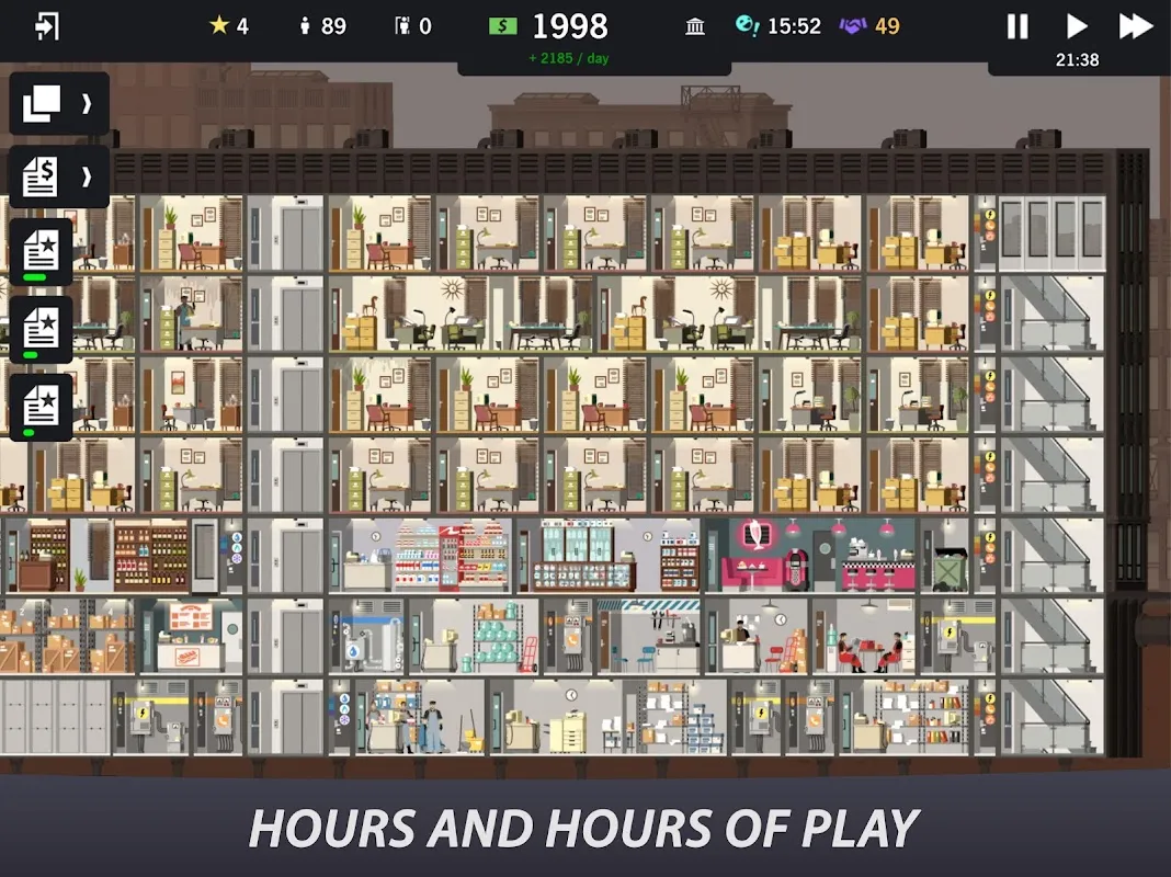 Project Highrise v1.0.19 APK Мод (Полная версия) Screenshot 3 Project Highrise v1.0.19 APK Мод (Полная версия) Screenshot 3