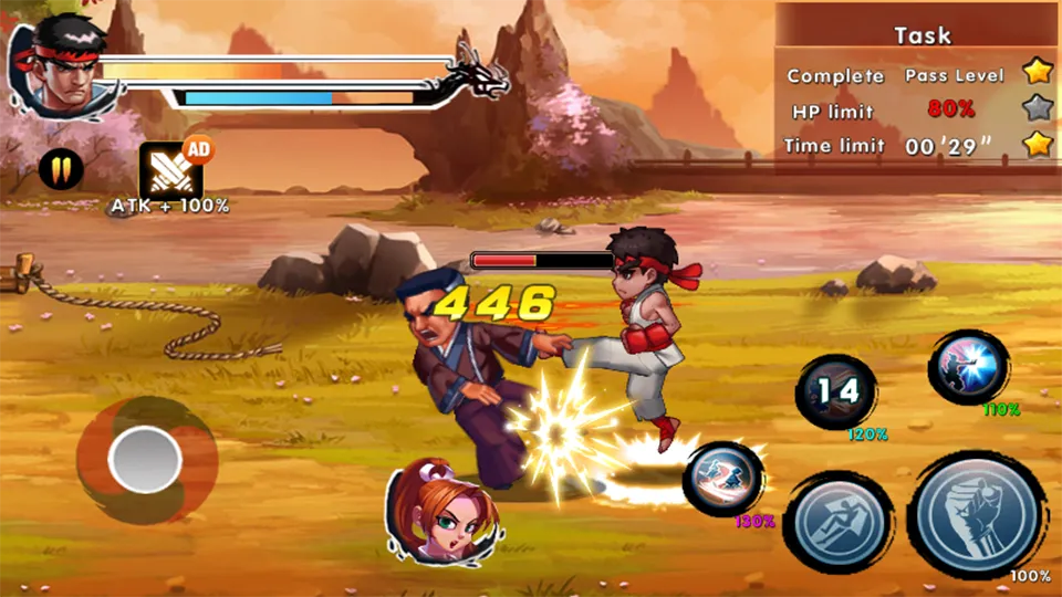 Street Combat Fighting – Kung Fu Attack 4 [мод: много денег] Screenshot 2