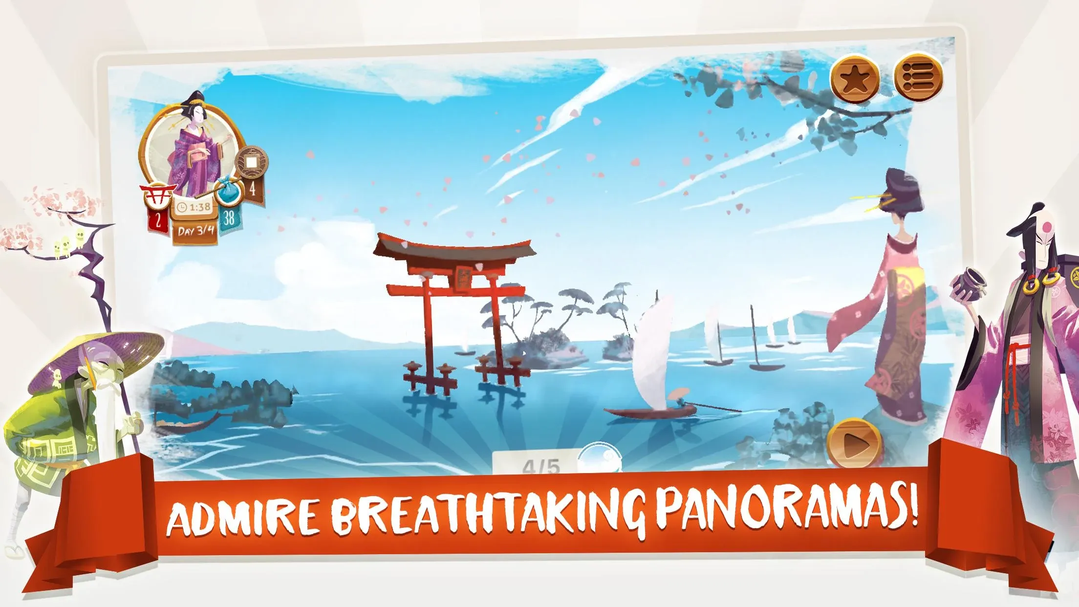 Tokaido™ v1.20.6 APK Мод (Полная версия) Screenshot 2 Tokaido™ v1.20.6 APK Мод (Полная версия) Screenshot 2