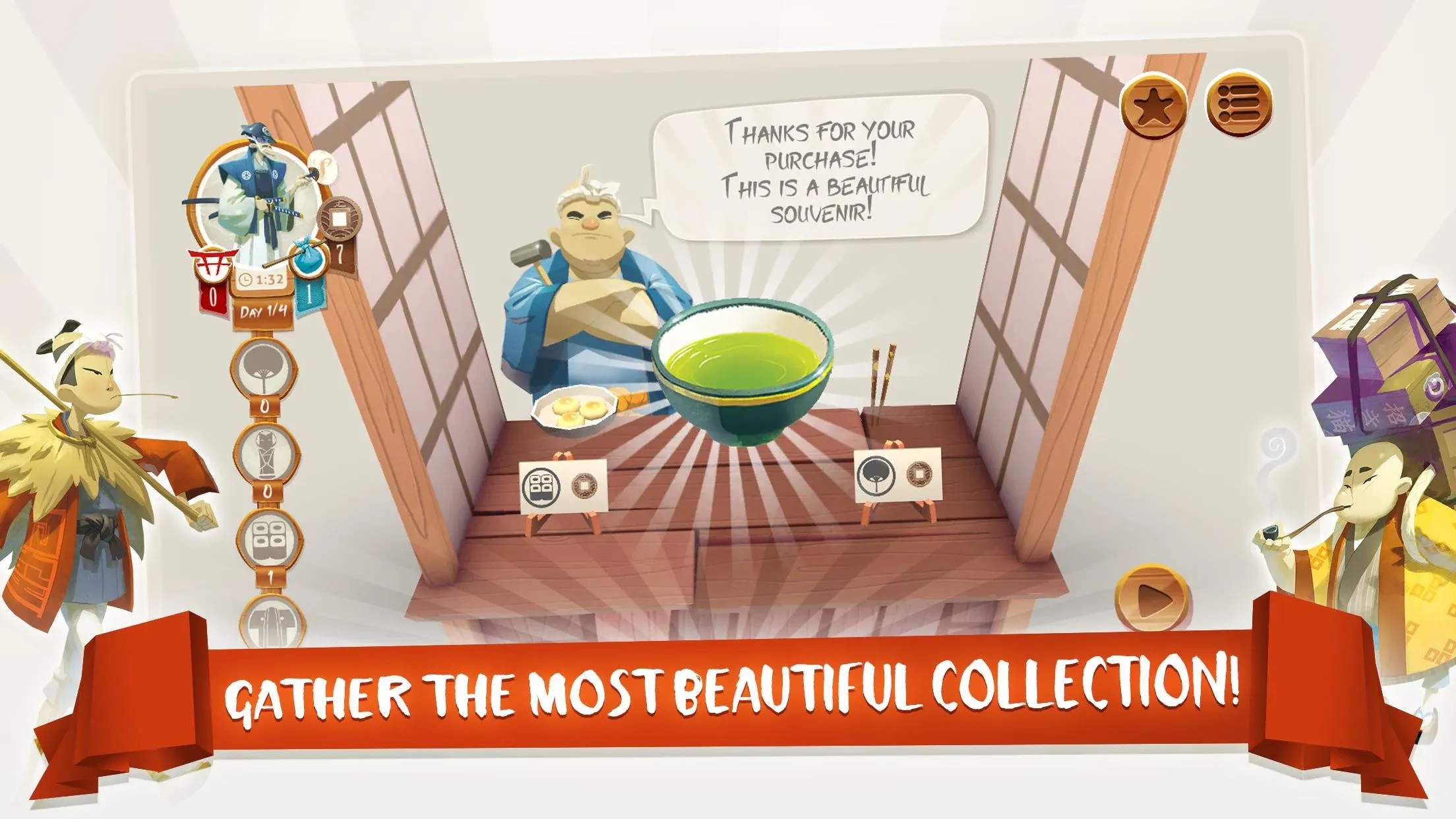 Tokaido™ v1.20.6 APK Мод (Полная версия) Screenshot 4 Tokaido™ v1.20.6 APK Мод (Полная версия) Screenshot 4