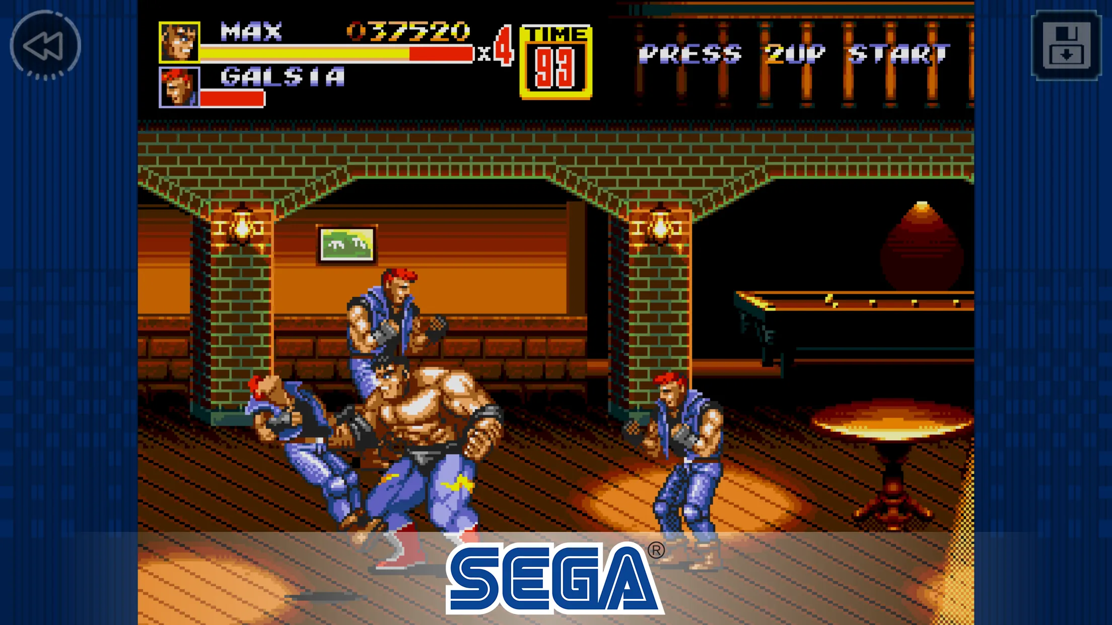 Streets of Rage 2 Classic v8.0.0 APK Мод (Всё открыто) Screenshot 2 Streets of Rage 2 Classic v8.0.0 APK Мод (Всё открыто) Screenshot 2