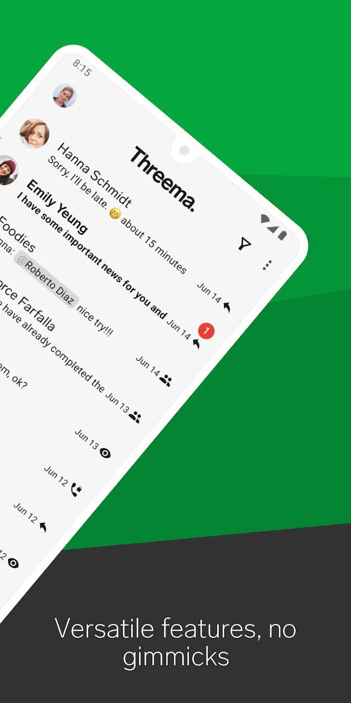 Threema. Безопасный мессенджер v5.8.0 APK Screenshot 2 Threema. Безопасный мессенджер v5.8.0 APK Screenshot 2