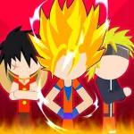 Скачать полную версию Super Stick Fight AllStar Hero [мод: много денег] на Андроид