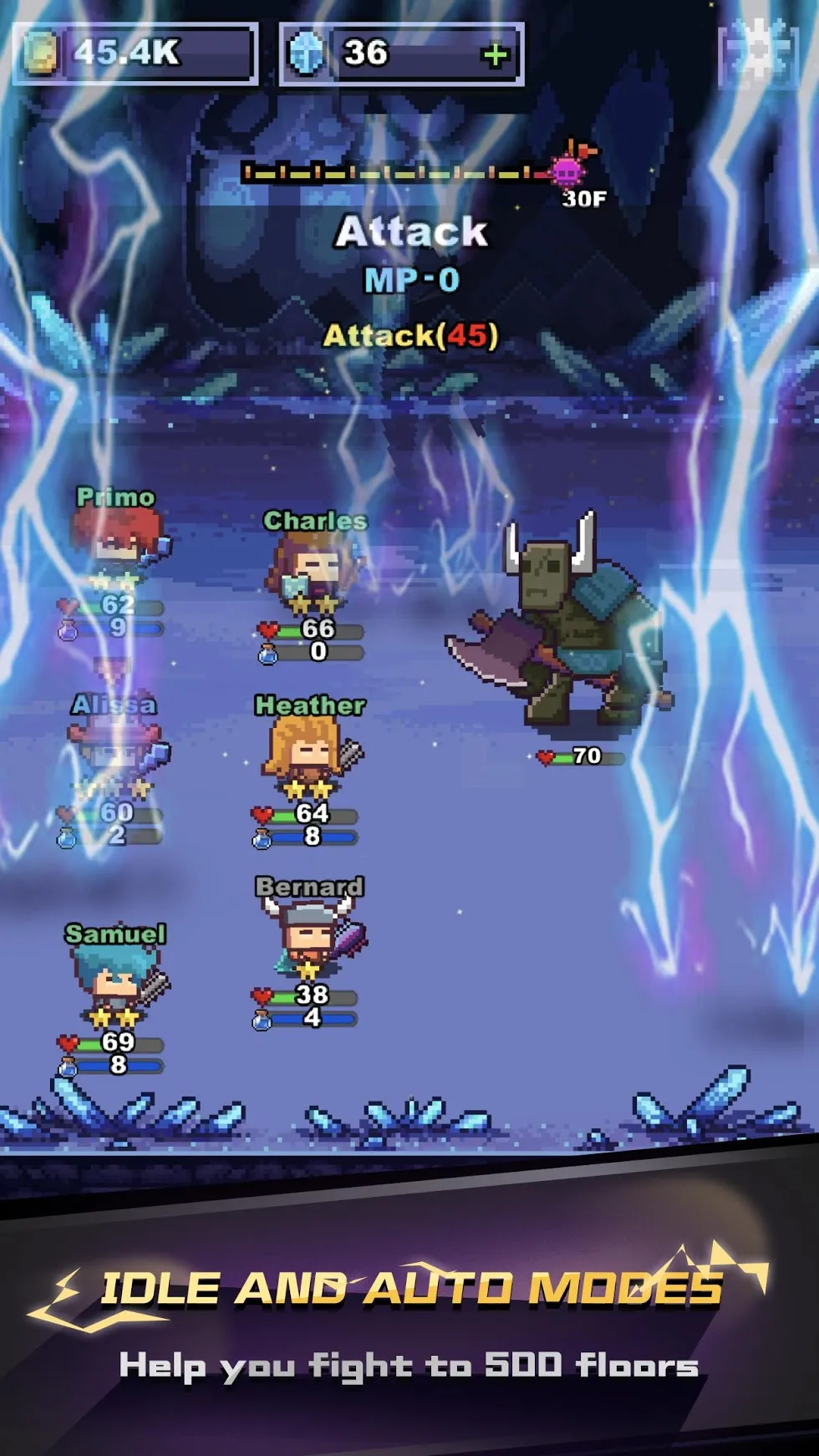 Infinite Knights – Turn-Based RPG [мод: много денег] Screenshot 4