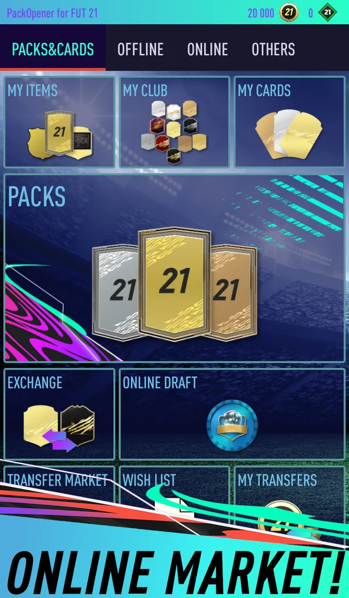 Pack Opener for FUT 21 [мод: много денег] Screenshot 2