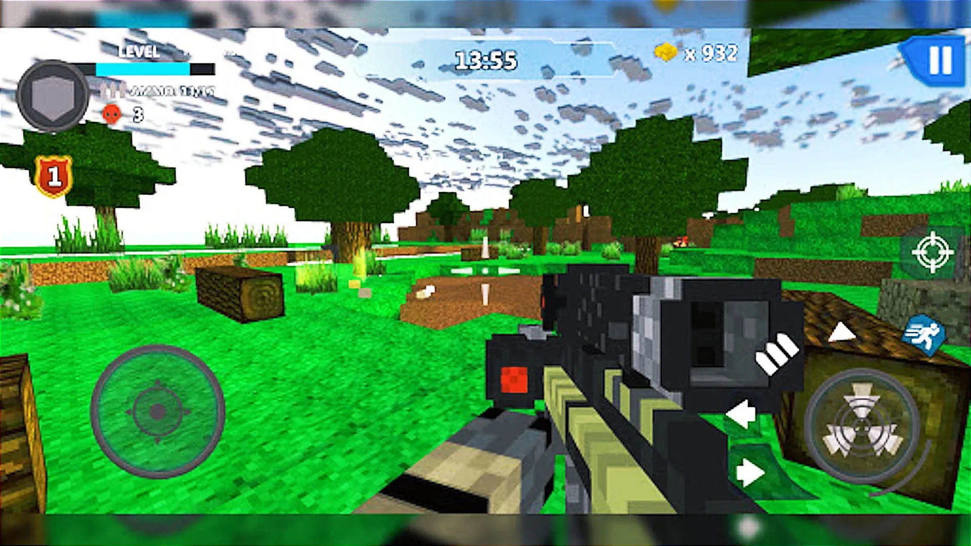 Cube Wars Battle Survival v1.91 APK Мод (Режим бога) Screenshot 3 Cube Wars Battle Survival v1.91 APK Мод (Режим бога) Screenshot 3