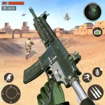 Взломанный Мировая война Gun Игры [мод: режим бога] на Андроид