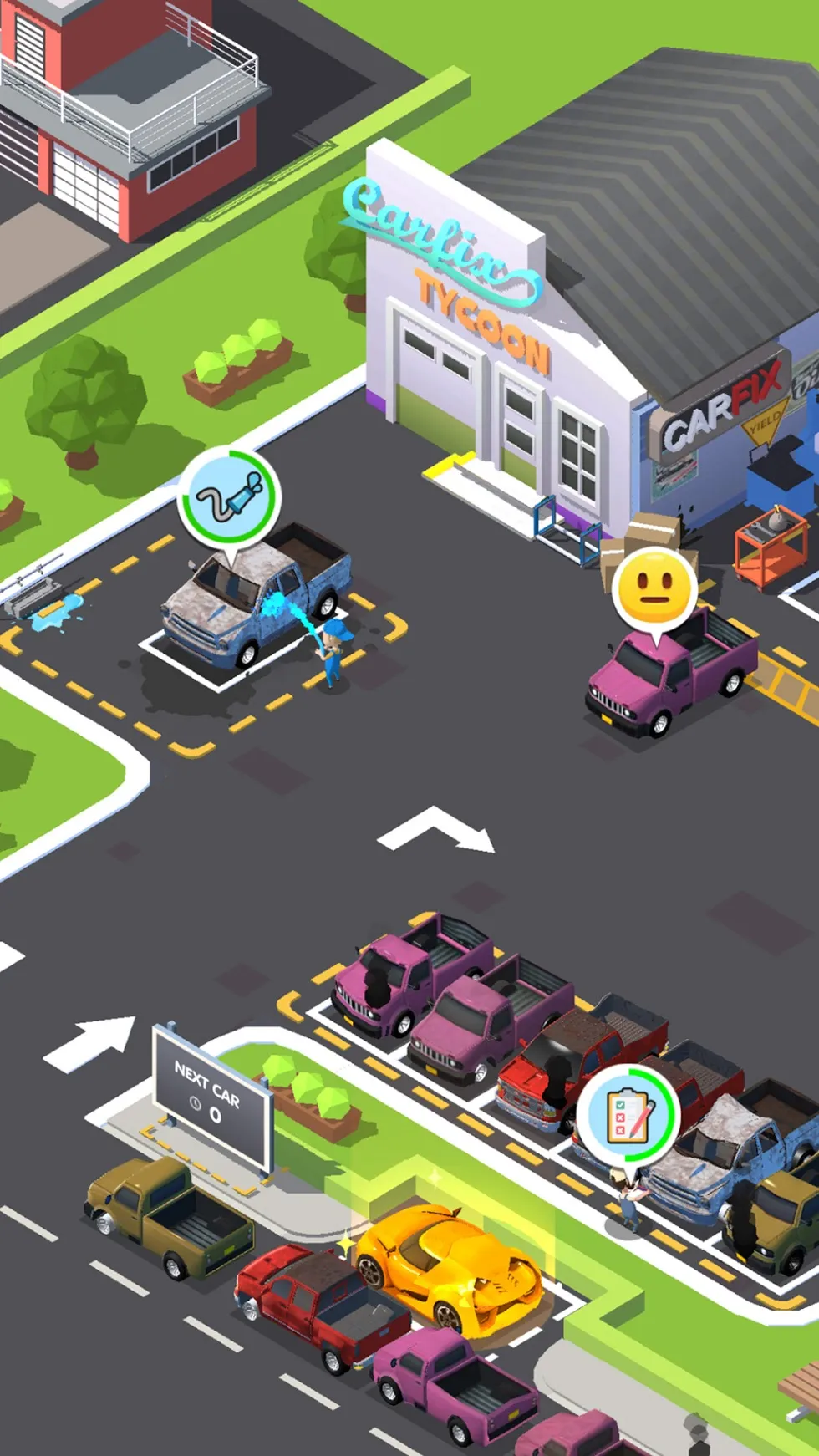Car Fix Tycoon [мод: бесплатные покупки] Screenshot 1