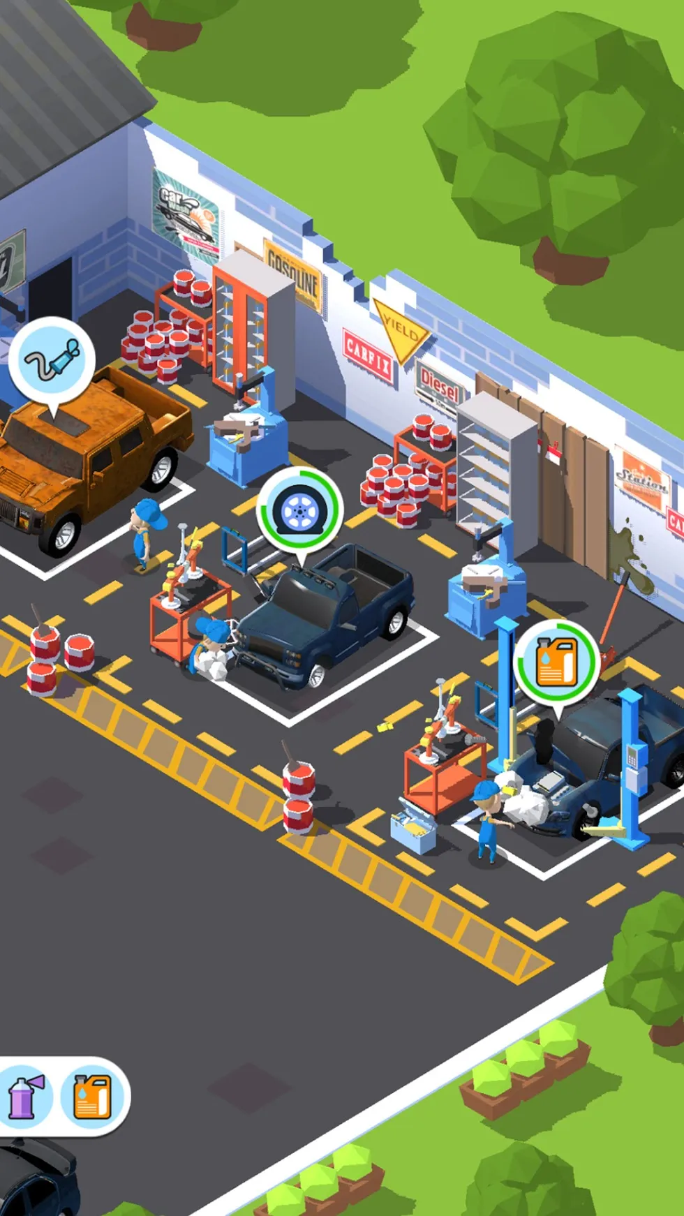 Car Fix Tycoon [мод: бесплатные покупки] Screenshot 2