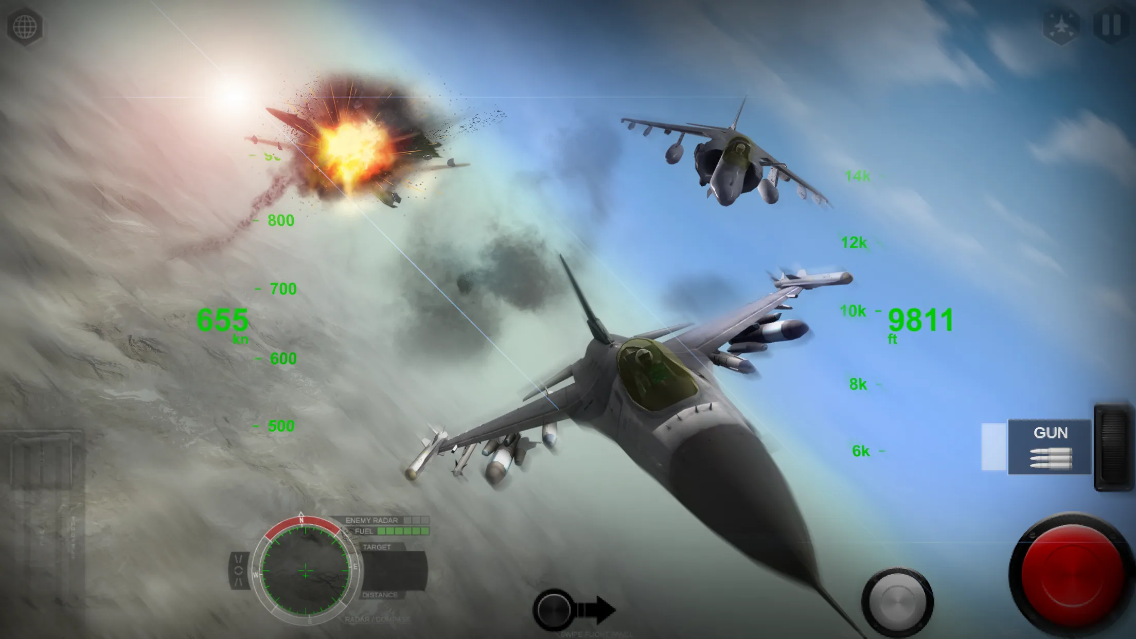 AirFighters v4.3.2 APK Мод (Меню, Разблокированы все самолёты) Screenshot 5