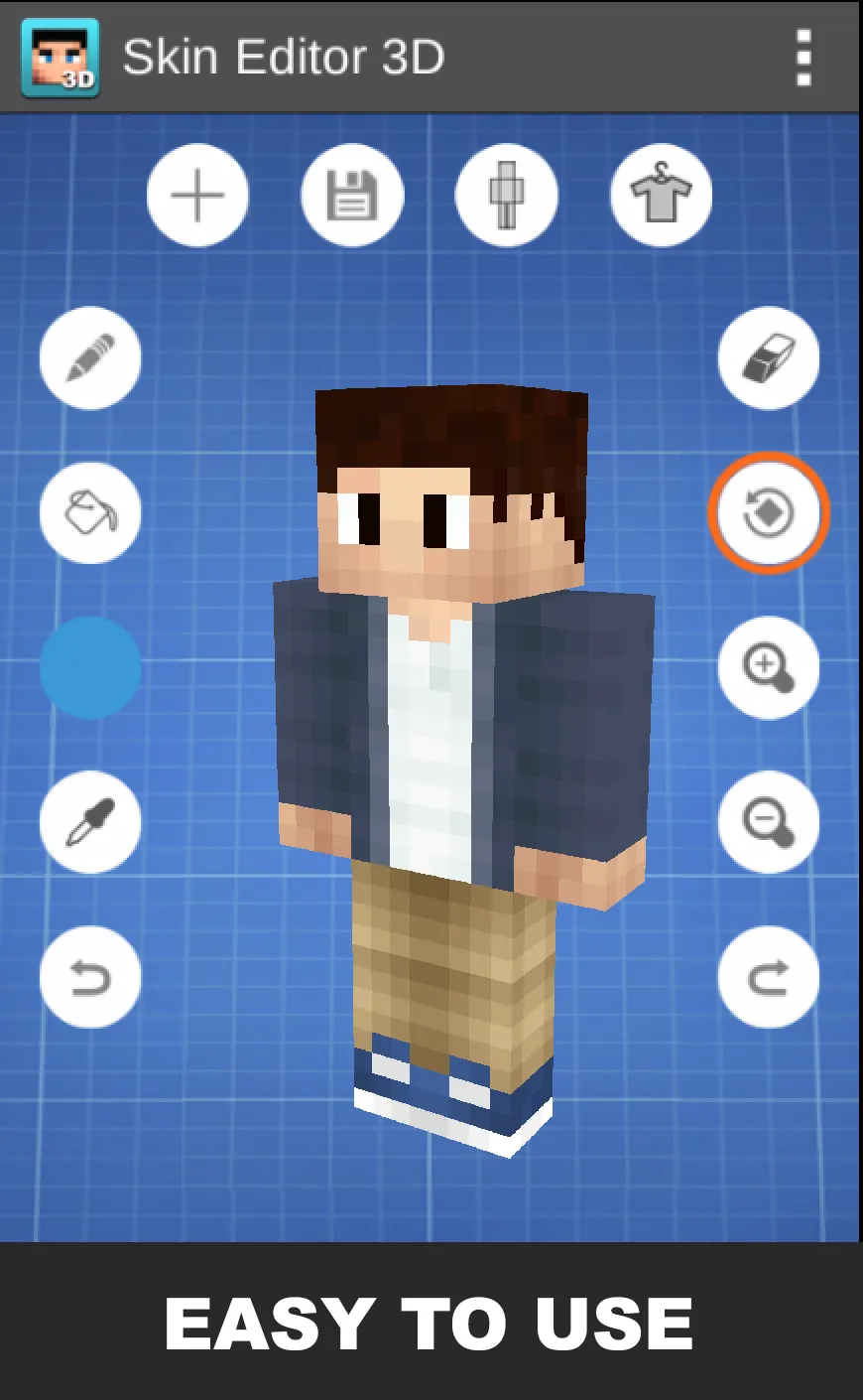 Skin Editor 3D for Minecraft Screenshot 1 Skin Editor 3D for Minecraft Screenshot 1