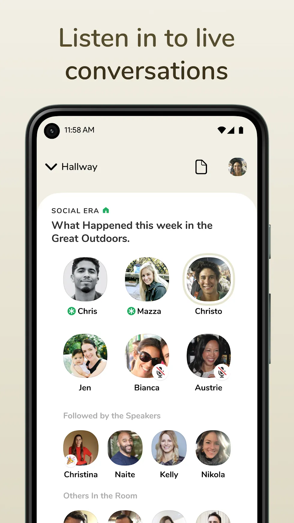 Clubhouse: Drop-in audio chat Screenshot 1 Clubhouse: Drop-in audio chat Screenshot 1