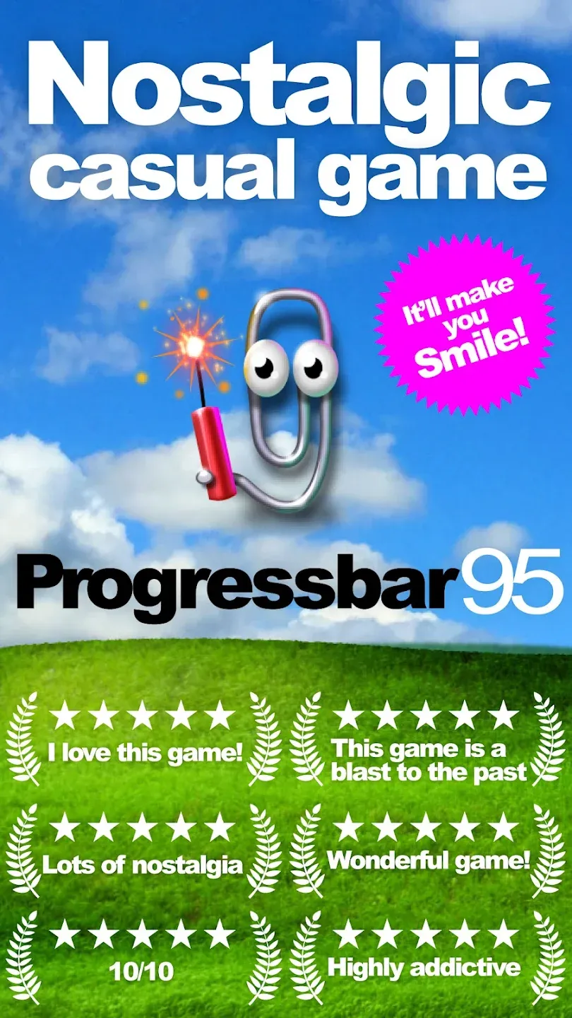 Progressbar95 казуальная игра v1.0950 APK Мод (Много денег) Screenshot 1