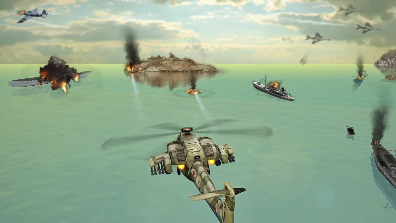 Вертолетная атака 3D v1.2.9 APK Мод (Много денег) Screenshot 2