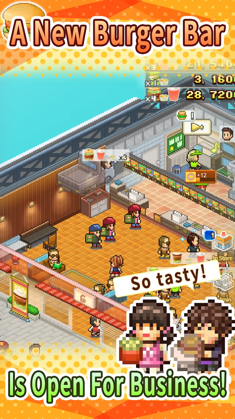 Burger Bistro Story v1.5.2 APK Мод (Меню, Много денег и бургеров) Screenshot 4