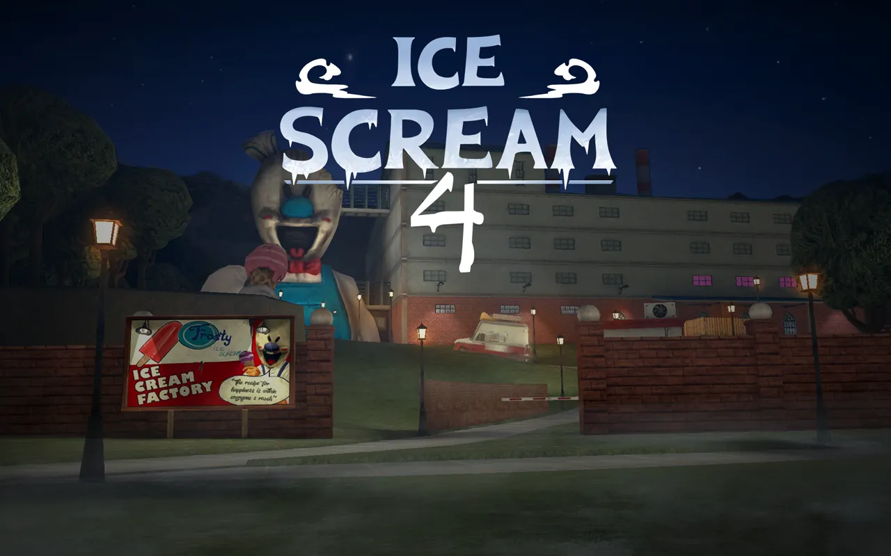 Ice Scream 4: Фабрика Рода [мод: меню] Screenshot 1