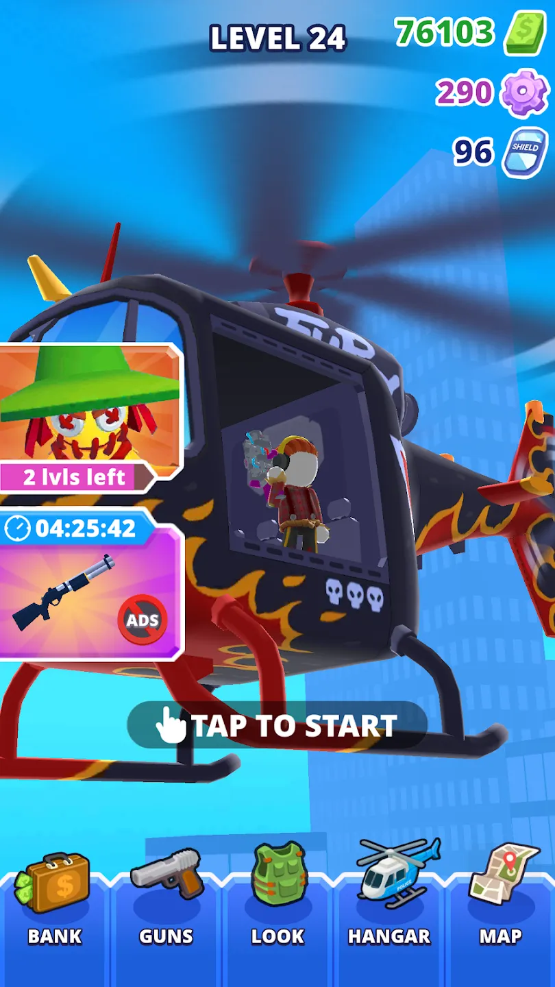 Helicopter Escape 3D v1.18.25 APK Мод (Много денег) Screenshot 1