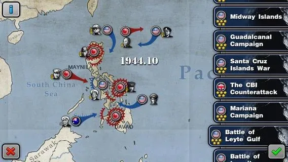 Glory of Generals: Pacific v1.3.18 APK Мод (Много медалей) Screenshot 4
