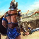 Скачать MOD Gladiator Glory: Арена Дуэлей Мод (Бесплатные покупки) на Андроид