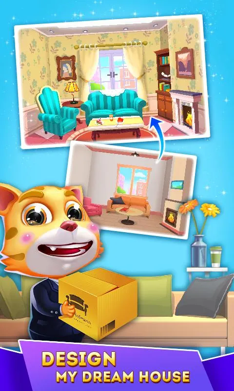 Cat Runner: Decorate Home [мод: много денег] Screenshot 5