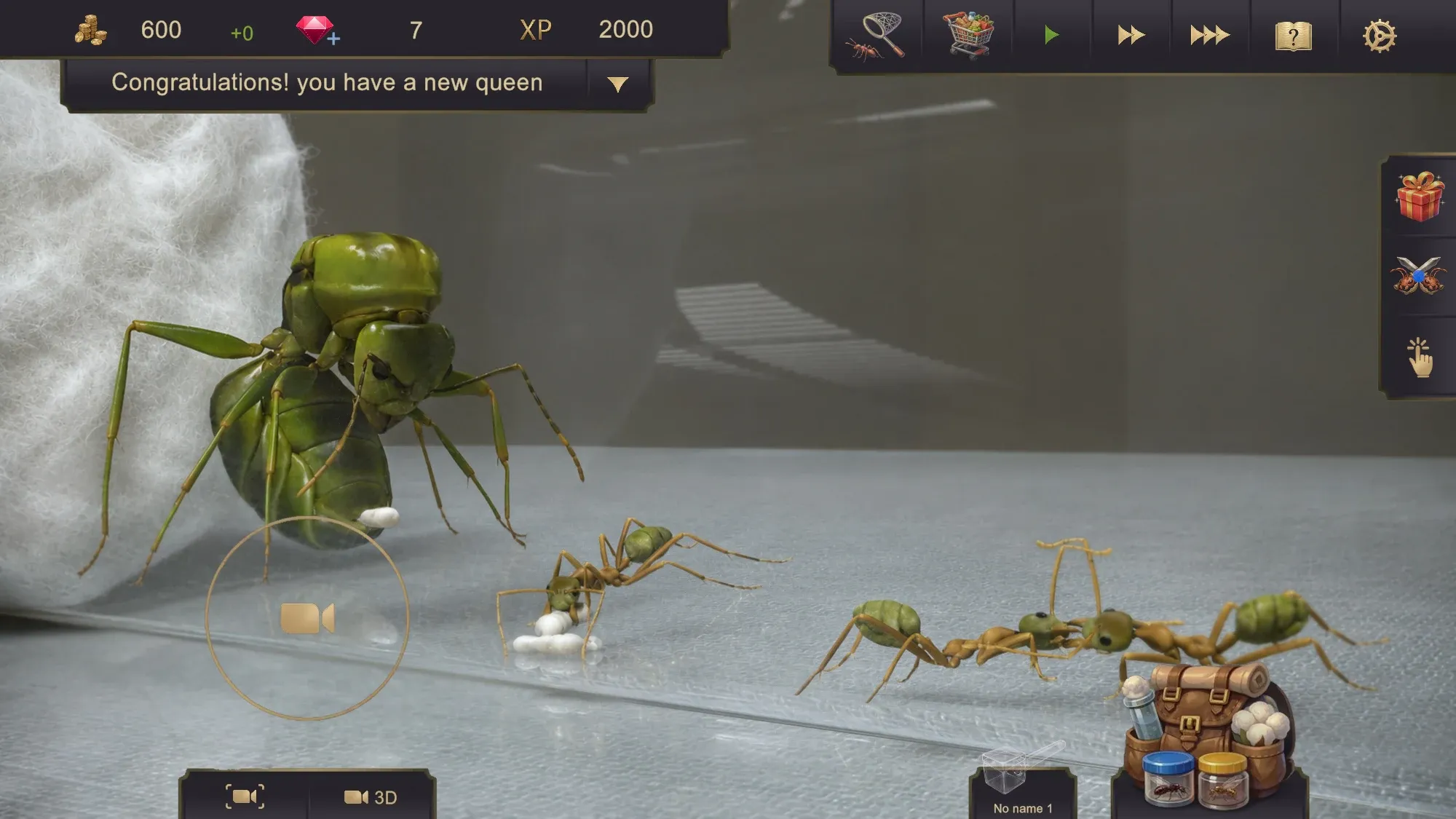 Ant Sim Tycoon v3 APK Мод (Меню, Много денег) Screenshot 1 Ant Sim Tycoon v3 APK Мод (Меню, Много денег) Screenshot 1