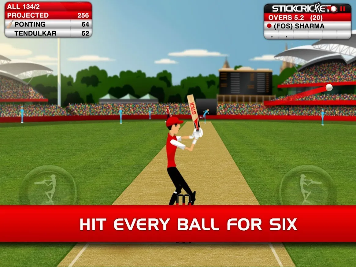 Stick Cricket Classic [мод: всё открыто] Screenshot 1