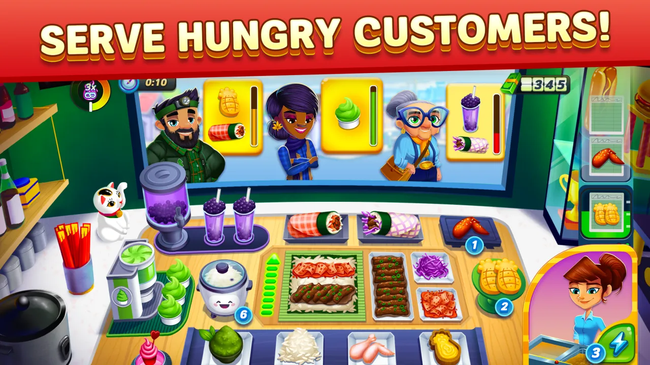 Diner DASH Adventures v1.74.0 APK Мод (Меню, Много денег) Screenshot 1 Diner DASH Adventures v1.74.0 APK Мод (Меню, Много денег) Screenshot 1