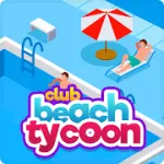 Скачать MOD Beach Club Tycoon : Idle Game [мод: меню] на Андроид