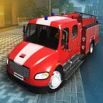Скачать полную версию Fire Engine Simulator Мод (Много денег) на Андроид