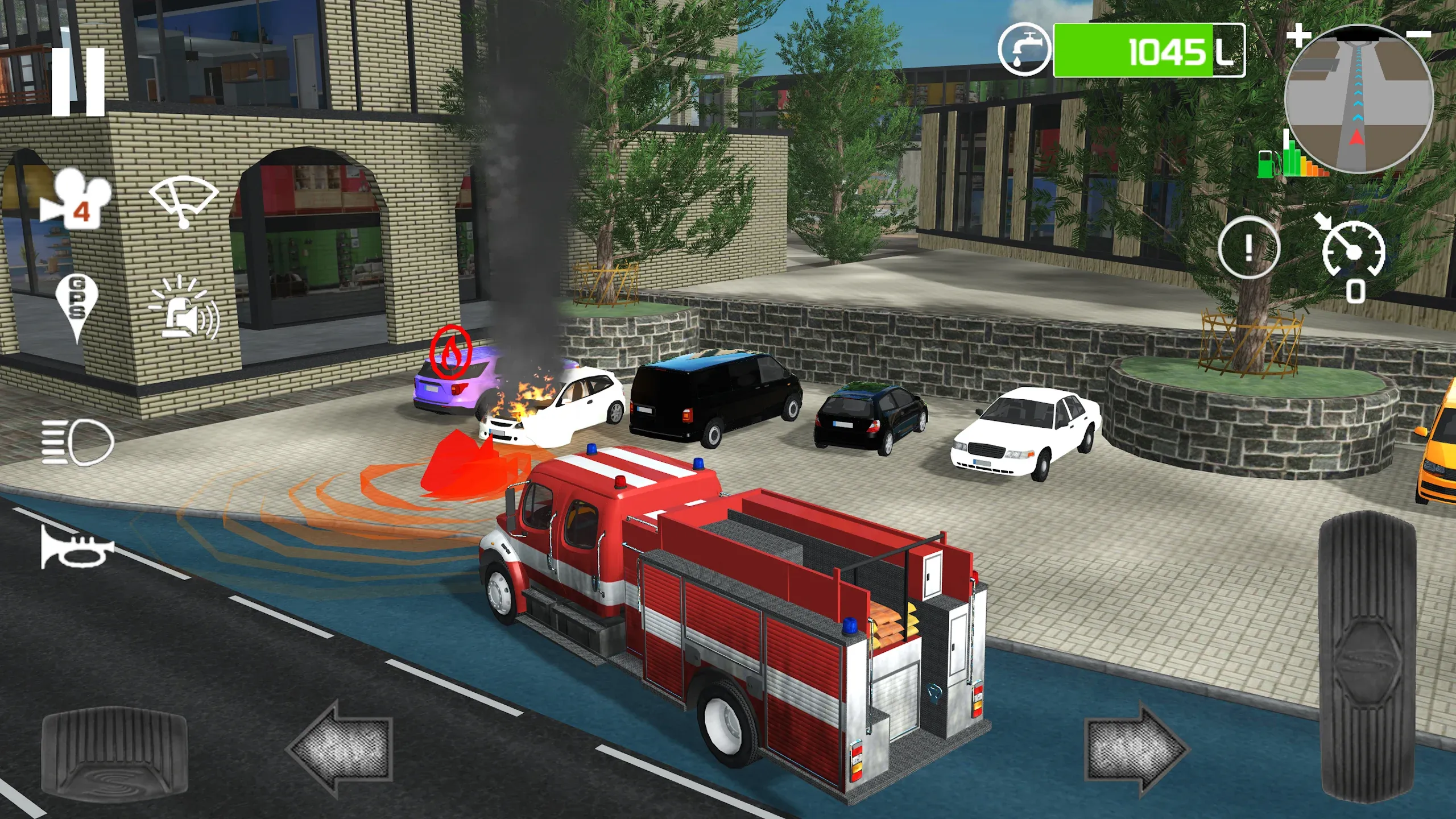 Fire Engine Simulator v2.1 APK Мод (Много денег) Screenshot 2 Fire Engine Simulator v2.1 APK Мод (Много денег) Screenshot 2