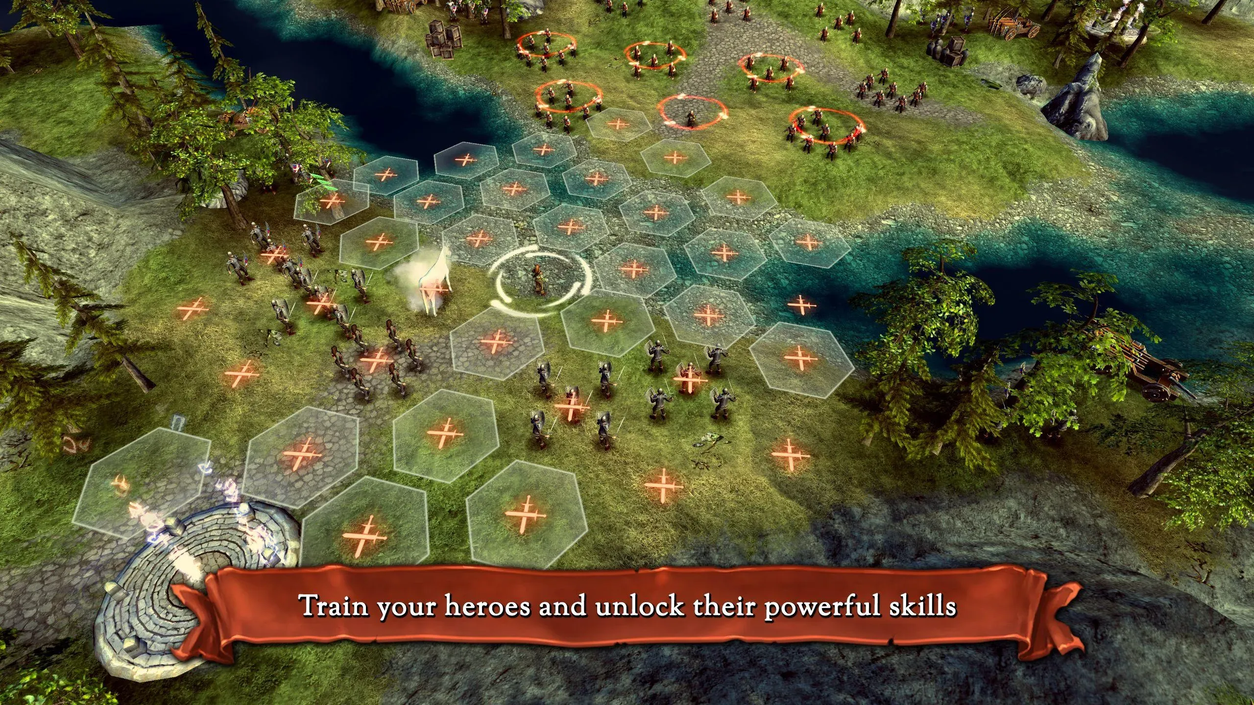 Hex Commander: Fantasy Heroes v5.3 APK Мод (Много денег) Screenshot 1 Hex Commander: Fantasy Heroes v5.3 APK Мод (Много денег) Screenshot 1