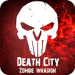 Скачать полную версию Death City: Zombie Invasion [мод: много денег] на Андроид