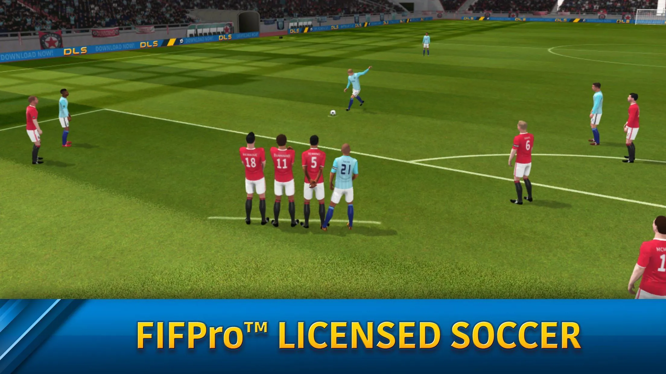 Dream League Soccer 2019 v6.15 APK Мод (Много денег) Screenshot 1