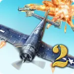 Взломанный AirAttack 2 - Airplane Shooter [мод: много денег] на Андроид