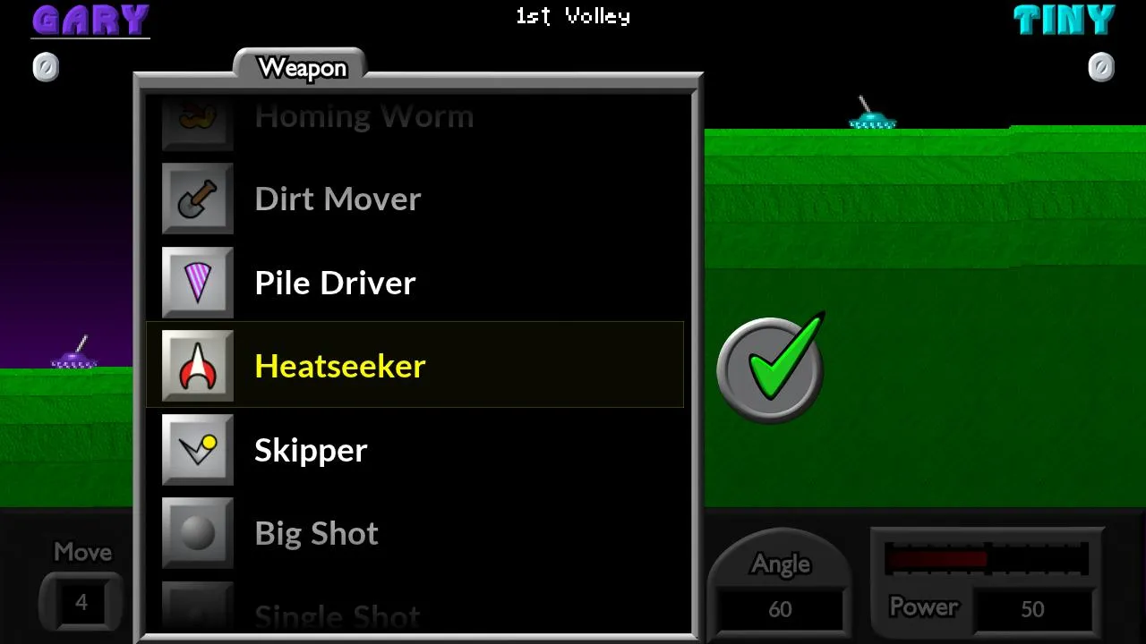 Pocket Tanks [мод: всё открыто] Screenshot 3