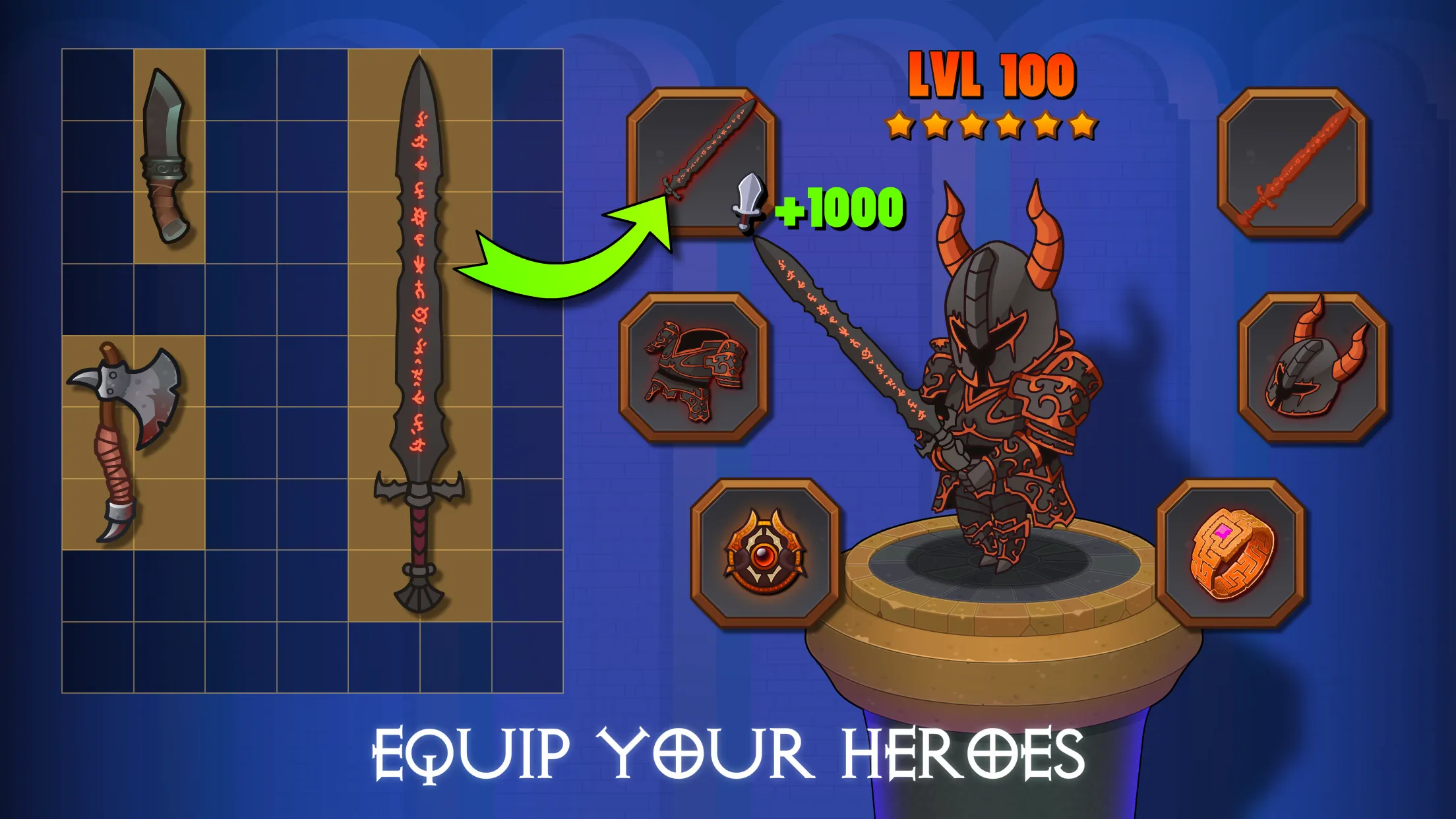 Dungeon: Age of Heroes v1.14.854 APK Мод (Много денег) Screenshot 4