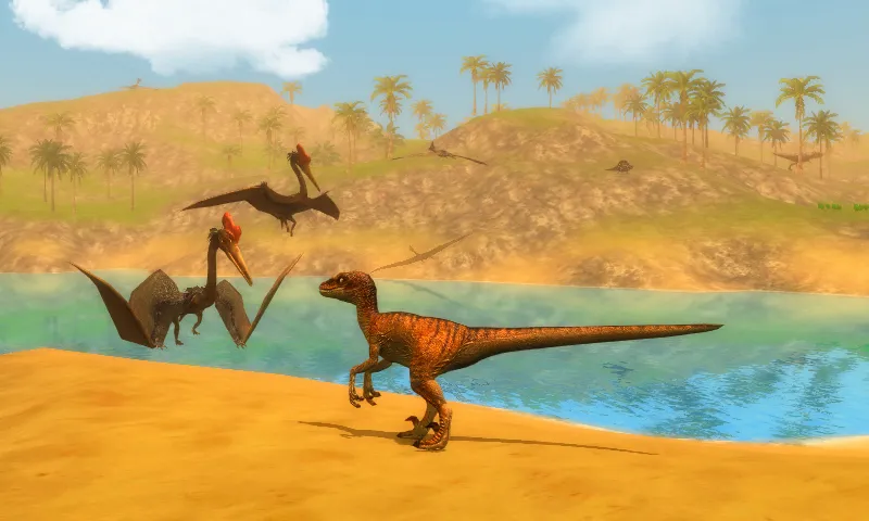 Velociraptor Simulator [мод: много денег] Screenshot 3
