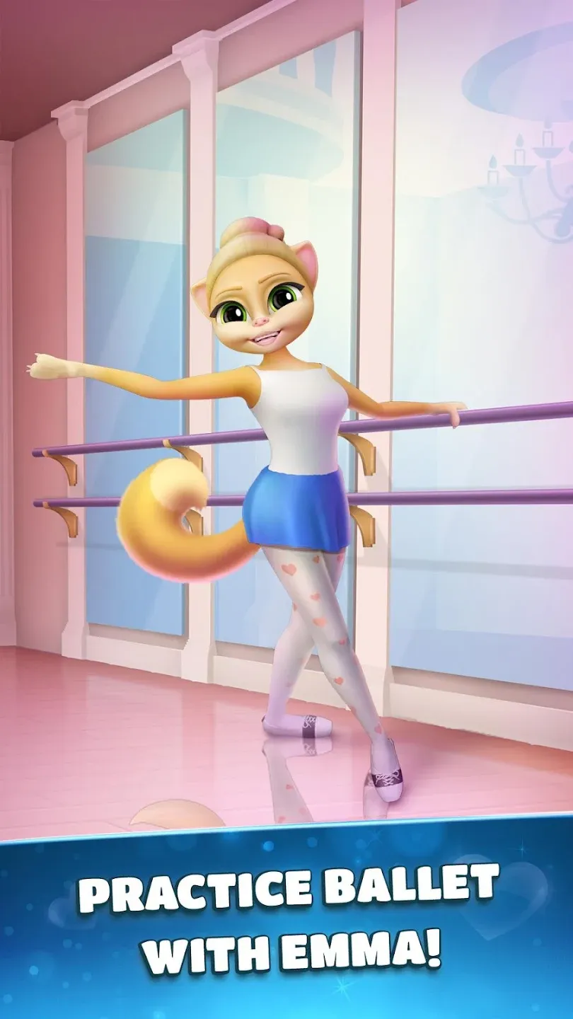 Говорящая Кошка Эмма Балерина v1.7.2 APK Screenshot 1