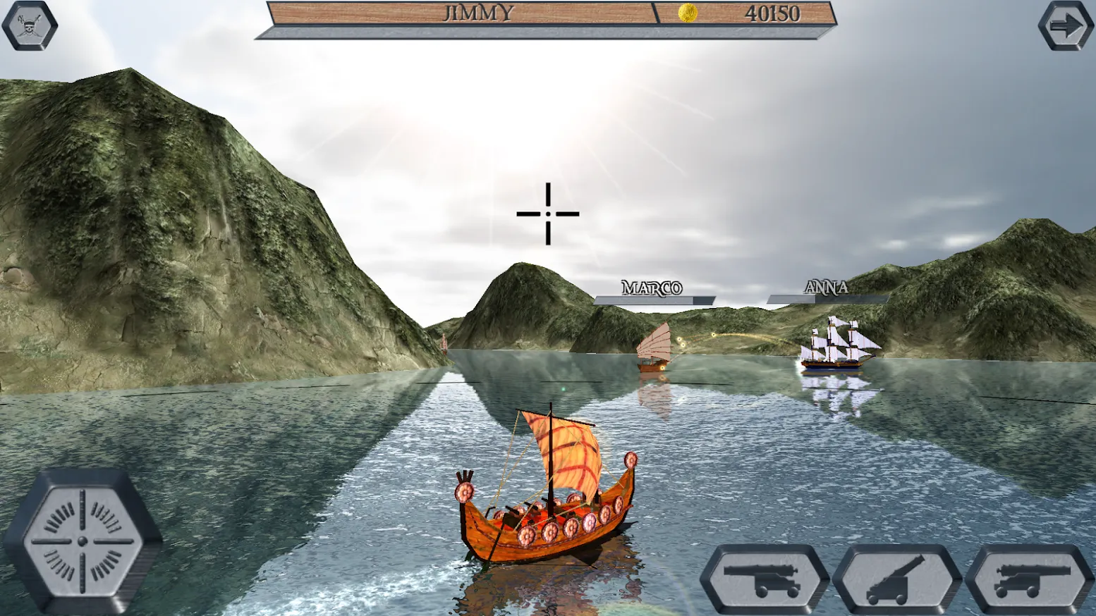 Мир пиратских кораблей [мод: много денег] Screenshot 4