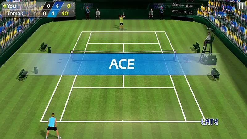 Теннис пальцем 3D – Tennis [мод: много денег] Screenshot 2